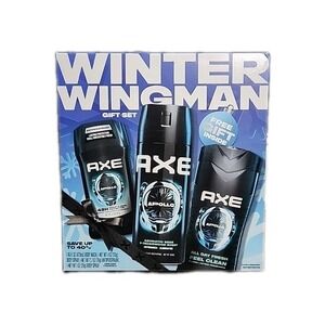 Axe Apollo Winter Wingman Holiday Gift Set for Men‎ 4 Piece Gift